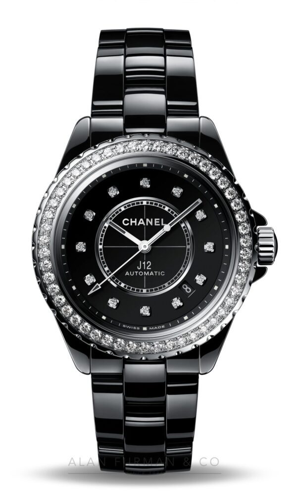 Chanel J12 Diamond Bezel Watch Caliber 12.1 (Ref. H6526)