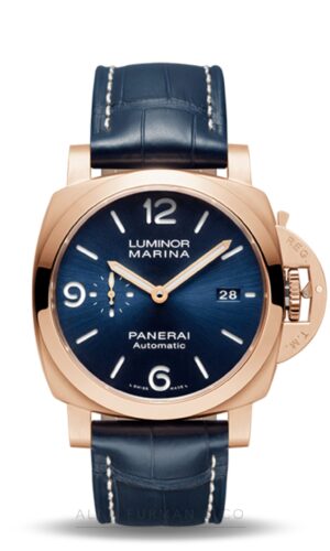 Panerai Luminor Marina Goldtech™ Sole Blu (Ref. PAM01112)