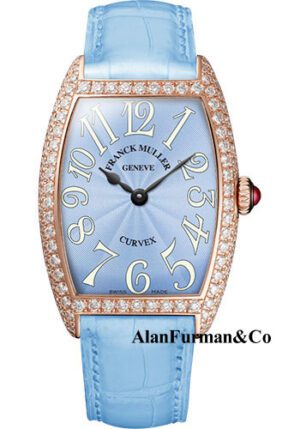 Franck Muller 18K RG Model 1752 QZ D 5N PASTEL BLUE