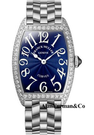 Franck Muller 18K WG Model 1752 QZ D O OG BLUE