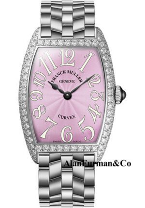 Franck Muller 18K WG Model 1752 QZ D O OG PINK