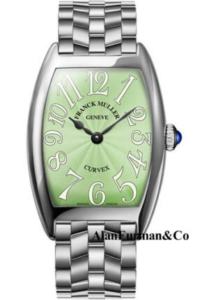 Franck Muller 18K WG Model 1752 QZ O OG PASTEL GREEN