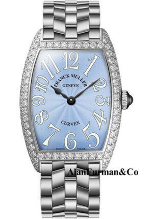 Franck Muller SS Model 7502 QZ D O AC PASTEL BLUE