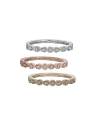 Diamond & 14K White, Yellow, & Rose Gold .15cttw Model AFC-609TI