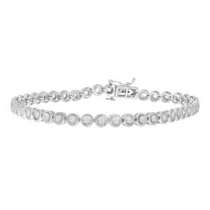 Diamond Bracelet 14K WG 1.0cttw Model AFC-BEB4402WG