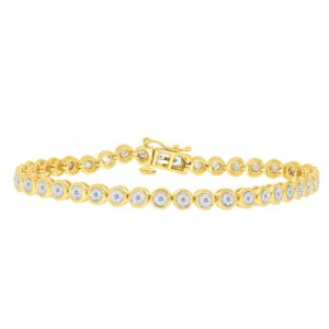 Diamond Bracelet 14K YG 1.0cttw Model AFC-BEB4402