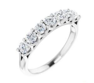 Diamond Ring 14K White Gold .21cttw Model AFC-123974:135:P