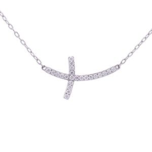 Diamond Necklace 18K WG .23cttw Model AFC-HN3778