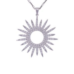 Diamond Necklace 18K WG 2.52cttw Model AFC-HN3932