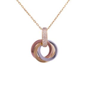 Diamond Necklace 18K YG .26cttw Model AFC-HN3790