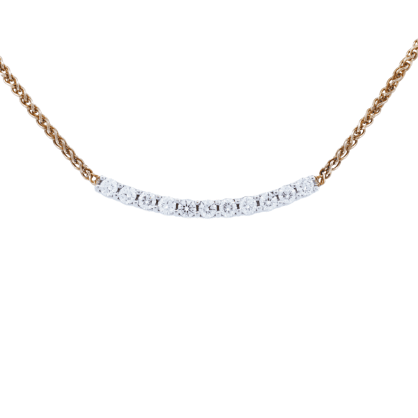 14K Yellow Gold Necklace .70CTTW Model AFC-N2533