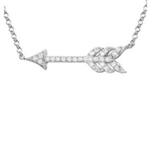 Diamond Necklace 14K WG .12cttw Model AFC-571LTW12