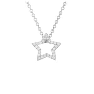 Diamond Necklace 14K WG .07cttw Model AFC-650LTW07