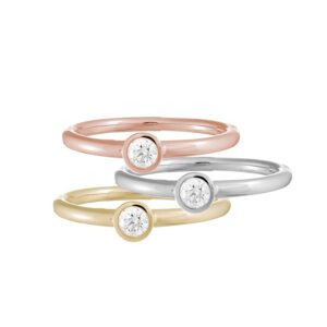 Diamond & 14K White, Yellow, & Rose Gold .42cttw Model AFC-803TI