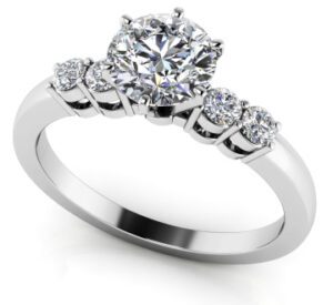 Diamond Setting 14K White Gold .25cttw Model AFC-MS100-E