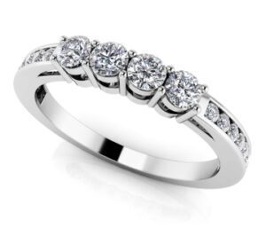 Diamond Ring 14K White Gold .45cttw Model AFC-MS103-W