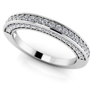 Diamond Ring 14K White Gold .50cttw Model AFC-MS128-W