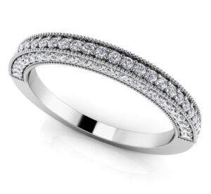 Diamond Ring 14K White Gold .55cttw Model AFC-MS143-W