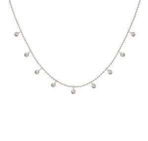 14K White Gold Necklace .25CTTW Model AFC-NEB4000WG