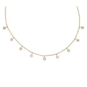 14K Yellow Gold Necklace .25CTTW Model AFC-NEB4000