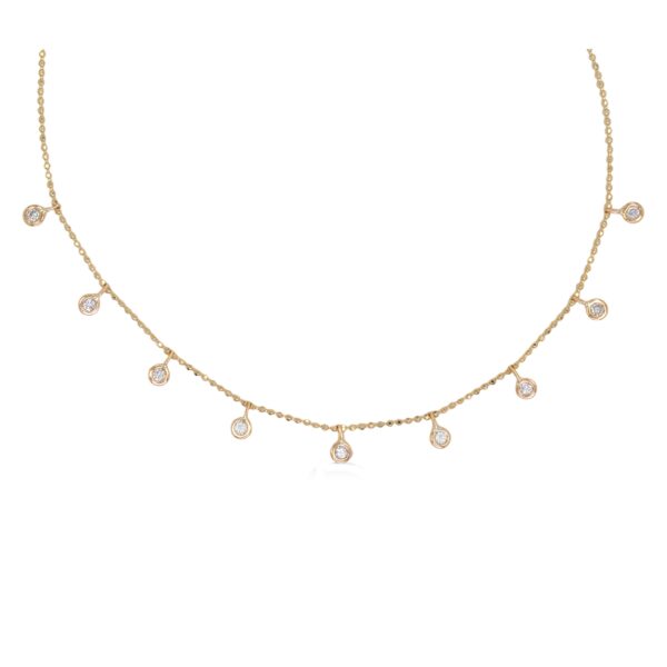 14K Yellow Gold Necklace .25CTTW Model AFC-NEB4000