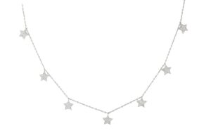 14K White Gold Necklace .28CTTW Model AFC-NEB4007WG