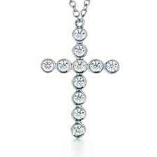 Diamond Necklace 14K White Gold .36cttw AFC-R1622