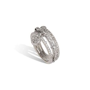 18K White Gold Ring 1.0 CTTW Model AFC-NCR2420