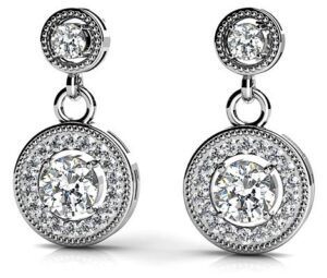 Diamond Earrings 14K WG .70cttw Model AFC-SE18