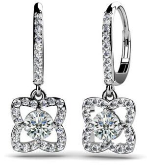 Diamond Earrings 14K WG 1.38cttw Model AFC-SE70