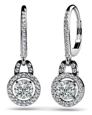 Diamond Earrings 14K WG 1.81cttw Model AFC-SE848