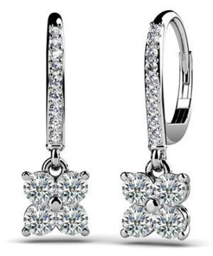 Diamond Earrings 14K WG 1.14cttw Model AFC-SE891