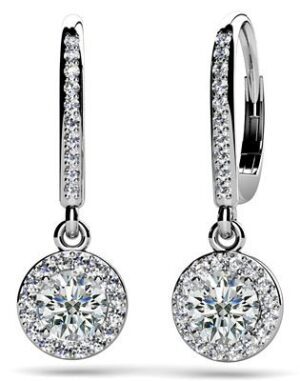 Diamond Earrings 14K WG 1.56cttw Model AFC-SE976