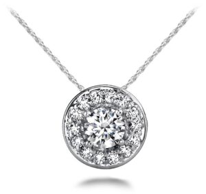 Diamond Necklace 14K White Gold .50cttw AFC-SP56/D