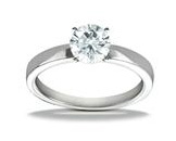 Diamond Ring Platinum Solitaire Setting Model JFR2004