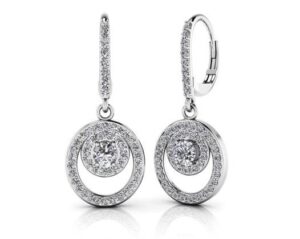 Diamond Earrings 14K WG 1.18cttw Model AFC-SE27