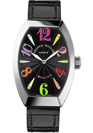 Franck Muller 18K WG 27mm Model 11002 L QZ COL DRM OG Black