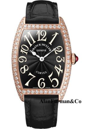 Franck Muller 18K RG Model 1752 QZ D 5N BLACK
