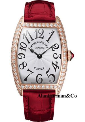 Franck Muller 18K RG Model 1752 QZ D 5N WHITE RED