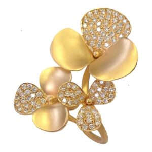 14K Yellow Gold Ring .90cttw Model AFC-4782