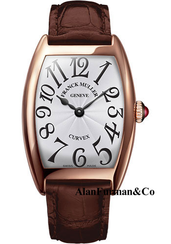 Franck Muller 18K RG Model 7502 QZ 5N WHITE BROWN