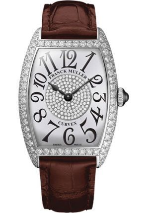 Franck Muller Platinum Model 7502 QZ D 1P PT WHITE BROWN