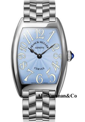 Franck Muller Platinum Model 7502 QZ O PT PASTEL BLUE