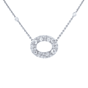Diamond Necklace 18K White Gold 2.71cttw Model AFC-NCP5302