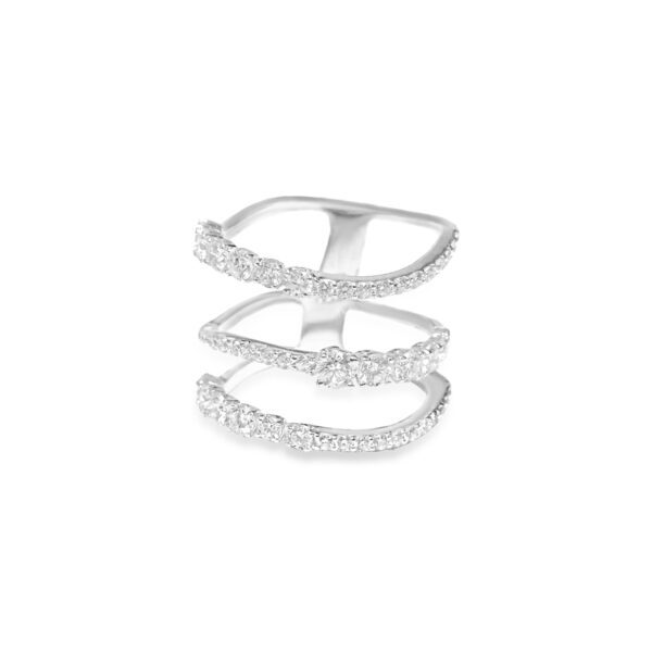 18K White Gold Ring 1.32CTTW Model AFC-NCR2096