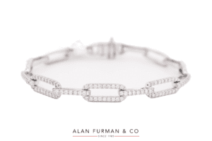 Lab Diamond & 14K WG Bracelet Model AFC-BRDIAL118