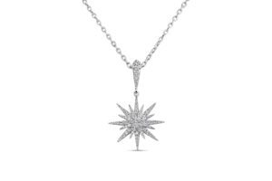 18K White Gold Necklace .65CTTW Model AFC-49915