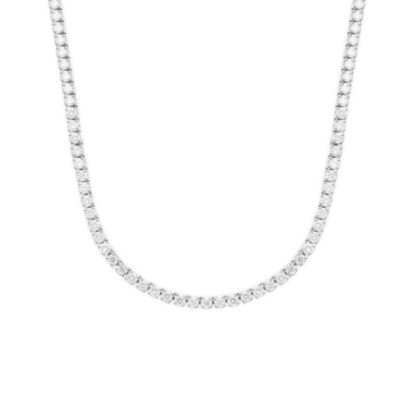 35.10 CTTW Lab-Grown Diamond Tennis Necklace